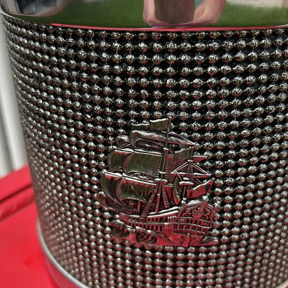 Ice Bucket Vintage EUC Silver/Black